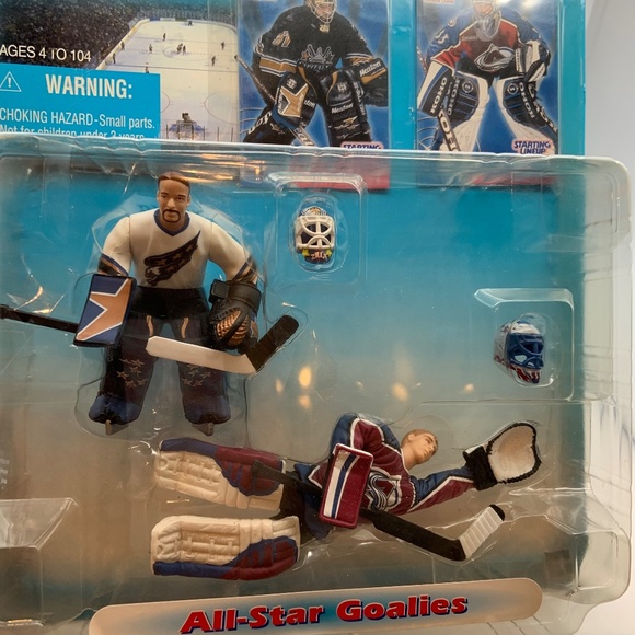 Vintage Starting Lineup Classic Doubles 2000 NHL Goalies Olaf Kolzig Patrick Roy - Picture 2 of 8
